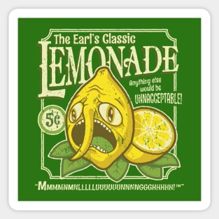 The Earl's Classic Lemonade (Grunge) Sticker